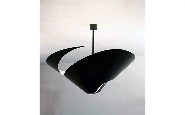 Escargot Ceiling Lamp  by Serge Mouille Pendant Lamps